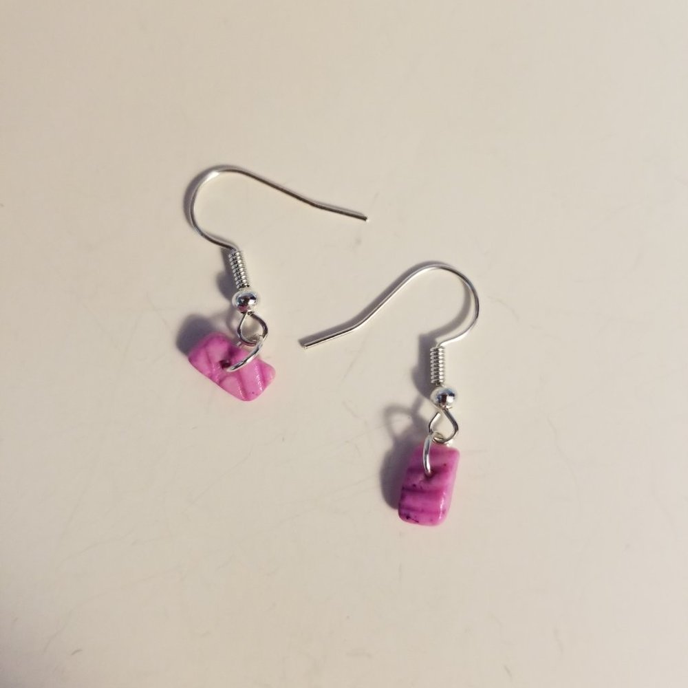Pink Shell Earring Pairs - Picture 2 of 2